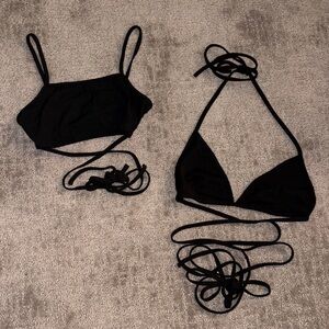 Elegant Black Women's Swimwear Set